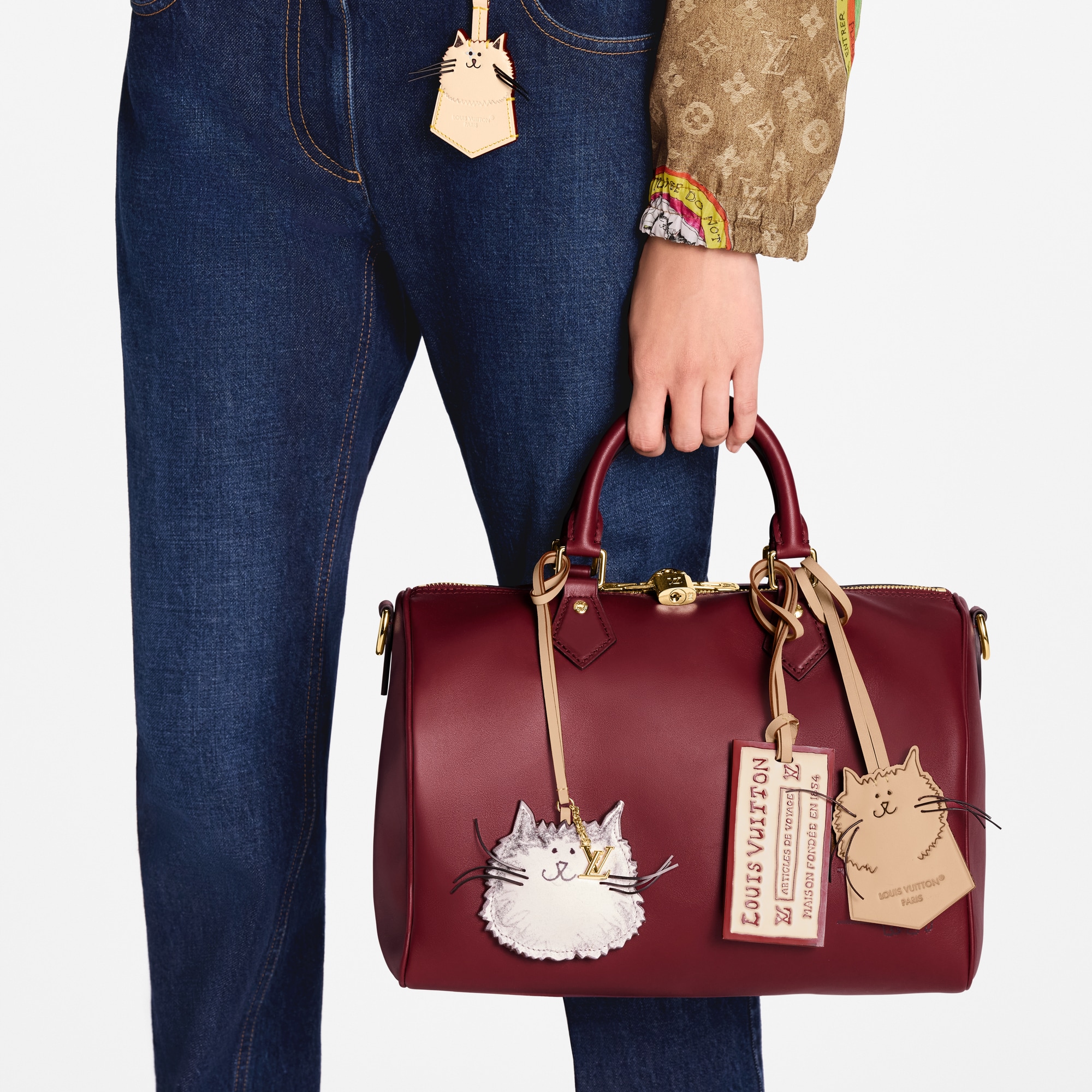 LOUIS VUITTON 猫 キーホルダー CX4263 LOUIS VUITTON 猫 キーホルダー CX4263